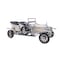 Homeroots 8" Silver Metal Hand Painted Model Car Tabletop Sculpture 401129 - alternate 1