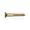Hillman Wood Screws, Phillips Flat Head, Brass, #8 x 2-In  , 100PK 385710 - alternate 4