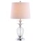 Jonathan Y Jane 24" Glass LED Table Lamp, Clear/Chrome JYL1078A - alternate 1
