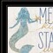 Homeroots Mermaid Kisses Starfish Wishes 3 Black Framed Print Wall Art 407725 - alternate 3