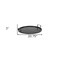 Homeroots Set Of Two Black and Gold Round Metal Serving Tray With Handles 516314 - alternate 2