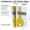 Signmission Locksmith, Plastic Signs Only 24 Inch x 36 Inch, Corrugated Plastic, 2PK CSB-2436-2PACK-Locksmith - alternate 2