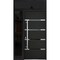 Vdomdoors Steel Door Deux 1105 Black Enamel Sidelight and Transom Window Sidelite Stainless Inserts Entry Doo DEUX1105EXD-BLK-W36+14xH80+16-RH-O - alternate 1