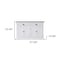 Homeroots Modern Farmhouse Black And White Buffet Server 388229 - alternate 5