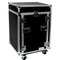 Deejay Led Fly Drive Case 11u Space Slant Mixer Rack / 16u Space Vertical Rack System W/Caster Board & Two Sid TBH11M16UCT2 - alternate 6