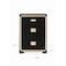 Homeroots 48" Black And Gold Faux Crystal Bling Wood Six Drawer Dresser 564687 - alternate 9