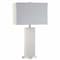 Jonathan Y Tiggie 27" Contemporary Modern Alabaster Rectangular LED Table Lamp, White Alabaster/Clear JYL2009A - alternate 5