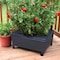 City Pickers 11 in. H X 24 in. W X 20 in. D Resin Garden Bed Charcoal 2340DW - alternate 4
