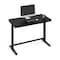 4Dock Bamboo Tabletop Electric Standing Desk with USB Charging Ports and Storage Drawer ET118W-N-ZX - alternate 1