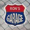 Signmission Ron's Garage, 6 Inch X 6 Inch, Plastic Sign SHI-P-6-383-RON - alternate 4
