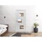 Vdomdoors Solid French Door Opaque Glass Sete 6999 White Silk with Mirror Single Regular Panel Frame Handle SETE6999ID-WS-42 - alternate 3