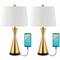 Jonathan Y Colton 26" Classic French Country Iron LED Table Lamp with USB Charging Port, Brass Gold, 2PK JYL4046B-SET2 - alternate 5