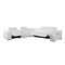 Homeroots White Italian Leather Power Reclining U Shaped Six Piece Corner Sectional With Console 366361 - alternate 1