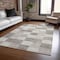 Homeroots 10' X 14' Beige And Gray Geometric Washable Indoor Outdoor Area Rug 604850 - alternate 9