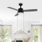 Jonathan Y Blair 42" 1-Light Modern Minimalist 3-Speed Iron Height Adjustable Integrated LED Ceiling Fan w/Pull JYL9725A - alternate 11