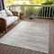 Homeroots 5' X 8' Ivory And Brown Abstract Washable Indoor Outdoor Area Rug 601219 - alternate 5