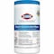 Clorox Bleach Germicidal Wipes, 6.75 x 9, Unscented, 70/Canister 35309 - alternate 1