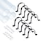 Powertec Clear PVC Pipe 4 in. x 36 in. Long, 4PK Plastic Tubing and 10PK Pipe Straps with Anchors & Screws 70470N - alternate 1