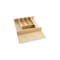 Rev-A-Shelf Drawer Insert, Maple Wood, Natural Maple, 14.63 in W, 2.88 in H, 22 in D 4WCT-1 - alternate 1