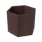 Leisuremod Thickster Hexagon Fiberstone & MgO Clay Urn Planter with Cover, Weatherproof, No Assembly TP11BR - alternate 8