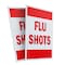 Signmission Flu Shots, Plastic Signs Only 24 Inch x 36 Inch, Corrugated Plastic, 2PK CSB-2436-2PACK-Flu Shots - alternate 1