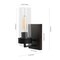 Jonathan Y Harper 4.5" 1-Light Modern Farmhouse Iron/Glass LED Sconce, Oil Rubbed Bronze/Clear, 2PK JYL9909B-SET2 - alternate 4