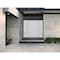 Vdomdoors Front Exterior Prehung Metal-Plastic Double Doors / MANUX 8111 White Silk / 2 Sidelites Exterior Wi MANUX8111DEXD-WS-LH-W16+72+16xH80 - alternate 2