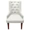 Leisuremod Spruce Collection Modern Wooden Dining Chair in Beige Velvet, 2PK SC24BGF2 - alternate 6