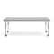 Flash Furniture Commercial Adjustable Height Rectangular Activity Table - Locking Casters-Gray XU-A3072-REC-GRY-T-P-CAS-GG - alternate 6
