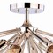 Vaxcel Estelle 6-Light 24 in W Polished Nickel Mid-Century Modern Sputnik Semi Flush Ceiling Fixture C0161R - alternate 7