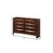 Homeroots 41" Espresso Wood Finish Dresser With 8 Drawers 376976 - alternate 3