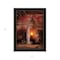 Homeroots Tinners Lantern 2 Black Framed Print Wall Art 406876 - alternate 2