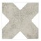 Apollo Tile Terralis 6 x 6 in. Matte Soft Beige Porcelain Cross Wall and Floor Tile 6.35 sq ft/case, 24PK UMB88PETCRSA - alternate 1