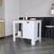 Homeroots White and Natural 35" Kitchen Island With Storage 526157 - alternate 6
