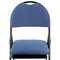 Elama 4 Piece Metal Folding Chair with Padded Seats in Dark Blue ELM-J0326-DB - alternate 4
