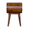 Homeroots 21" Brown Solid Wood Oval One Drawer Nightstand 651489 - alternate 8
