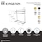 Kingston Brass 28" Freestanding Pedestal 3-Tier Towel Rack, Polished Nickel SCC8236 - alternate 2