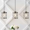 Jonathan Y Marelle 6.5" 1-Light Farmhouse Industrial Iron Filigree Caged Jar LED Pendant, Antique Silver, 3PK JYL7909C-SET3 - alternate 8