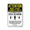 Signmission PSA Middles School Students And Guests Social Distancing 10inX7in Rigid Plastic, OS-NS-P-710-25390 OS-NS-P-710-25390 - alternate 1