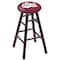 Holland Bar Stool Co Oak Counter Stool, Dark Cherry Finish, Montana Seat RC24OSDC - alternate 1
