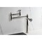 Kingston Brass Deck Mount Pot Filler Faucet with Knurled Handle, Polished Nickel KS3706RKZ - alternate 5