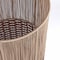 Happimess Harper Modern 4.13-Gallon 2-Tone Faux Wicker Cylinder Outdoor Trash Can, Pink/Red HPM1101C - alternate 4