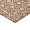 Homeroots 8' X 10' Copper And Beige Geometric Washable Indoor Outdoor Area Rug 596018 - alternate 4