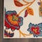 Homeroots 6' Red Beige Blue Orange And Red Floral Indoor Outdoor Runner Rug 564012 - alternate 5
