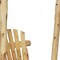 Homeroots 31" Natural Unfinished Solid Wood Outdoor Swing Chair 370294 - alternate 4