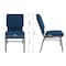 Flash Furniture Fabric Church Chair, Blue XU-CH-60096-NVY-DOT-BAS-GG - alternate 5