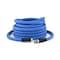 Ag-Lite 3/4 in ID x 25 ft L Water Hose Assembly, Rubber Tube, Blue, Rubber Fitting AL3425 - alternate 1