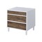 Homeroots 21" Brown Three Drawers Nightstand 319132 - alternate 5