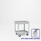 Pucel Tray Top Box Truck, 24 in W x 30 in D x 37 in H, 6 in Deep Box, Semi-Steel Casters, Gray TT-2430-6S - alternate 1