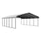 Arrow 20 x 24 x 7 ft Eggshell Carport CPH202407 - alternate 1